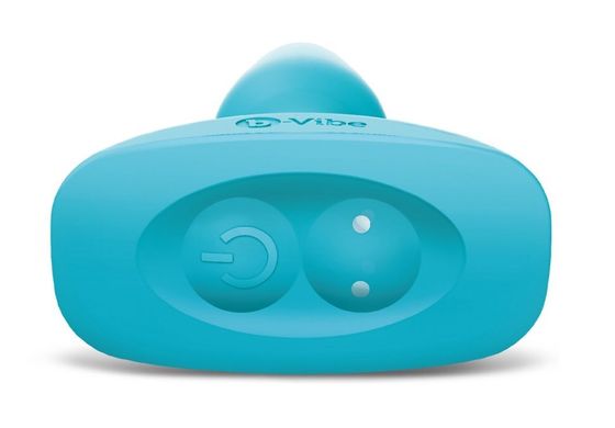 Анальная пробка с ДУ B-Vibe Rimming Plug Blue Vibrator купить в sex shop Sexy