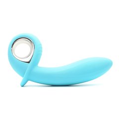 Анальний вібратор KissToy Klein Blue з надуваються кінчиком, unisex, діаметр 35-50мм купити в sex shop Sexy