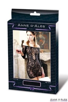 Платье сетка Anne De Ales FETISH DINNER Black XL купить в sex shop Sexy