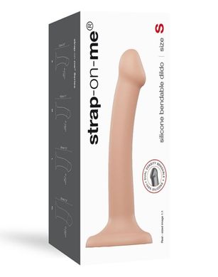 Трехслойный фаллоимитатор Strap-On-Me Dual Density Dildo Flesh S купить в sex shop Sexy