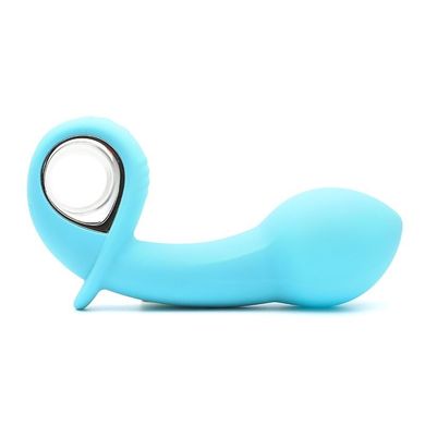 Анальний вібратор KissToy Klein Blue з надуваються кінчиком, unisex, діаметр 35-50мм купити в sex shop Sexy