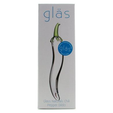 Скляний фалоімітатор Naturals Chili Pepper Glass Dildo купити в sex shop Sexy