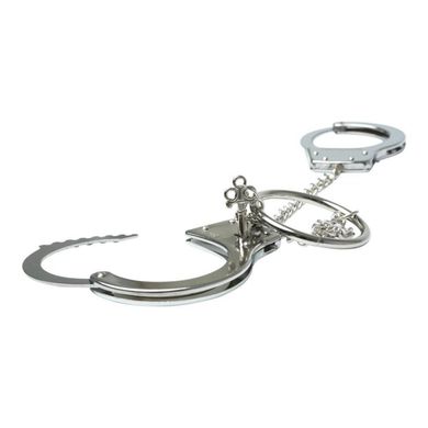 Металлические наручники Sex and Mischief Ring Metal Handcuffs купить в sex shop Sexy