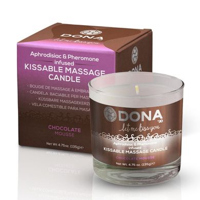 Массажная свеча DONA Scented Massage Candle Chocolate Mousse 125 мл купить в sex shop Sexy