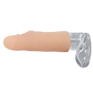 Удлиняющая насадка Nature Skin Penis Sleeve купить в sex shop Sexy