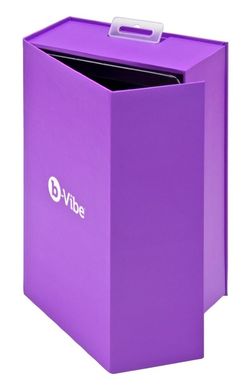 Анальная пробка с ДУ B-Vibe Trio Plug Purple купить в sex shop Sexy