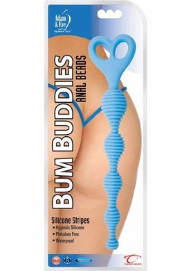 Анальний ланцюжок Bum Buddies Stripes Anal Beads Blue купити в sex shop Sexy