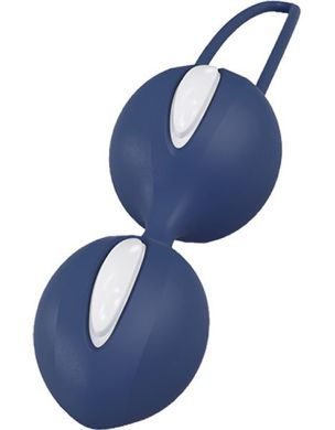 Вагинальные шарики Smartballs Duo Fun Factory Синий/Белый купить в sex shop Sexy