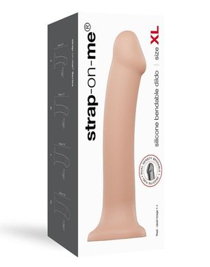 Тришаровий фалоімітатор Strap-On-Me Dual Density Dildo Flesh XL купити в sex shop Sexy