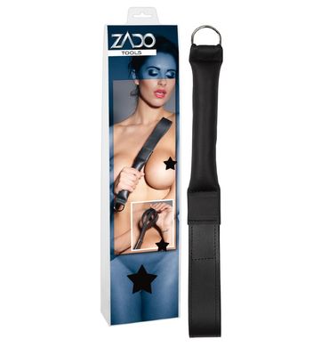 Кожаный плеть-ремень Zado Leather Paddle Soft Grip купить в sex shop Sexy