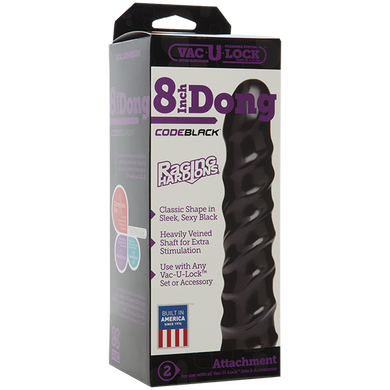 Дилдо Doc Johnson CodeBlack - 8 Inch Raging Hard-Ons Dong купити в sex shop Sexy