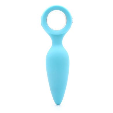 Анальна вібропробка KissToy Orville Blue, діаметр 30мм купити в sex shop Sexy