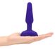 Анальна пробка з ДУ B-Vibe Trio Plug Purple купити в секс шоп Sexy