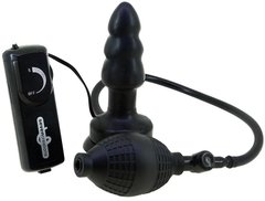 Анальная вибро-пробка расширитель The Knight Inflatable Vibrating Plug купить в sex shop Sexy