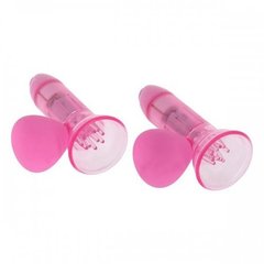Вибро-помпы на соски Vibrating Nipple Pump Pink купить в sex shop Sexy