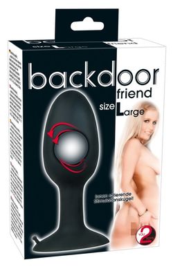Анальна пробка з кулькою всередині Backdoor Friend Large купити в sex shop Sexy