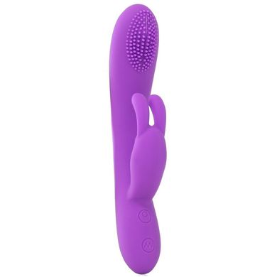 Перезаряджається вібратор Embrace Massaging Rabbit Purple купити в sex shop Sexy