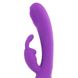 Перезаряжаемый вибратор Embrace Massaging Rabbit Purple купить в секс шоп Sexy