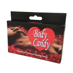 Карамельная пудра для тела с эффектом шампанского Body Candy (клубника) (32 гр) купити в sex shop Sexy