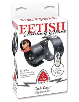 Электропроводящий бондаж на пенис Fetish Fantasy Series Shock Therapy Cock Cage купить в sex shop Sexy