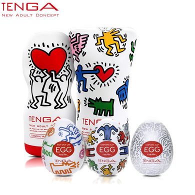 Мастурбатор Tenga Keith Haring EGG Party купити в sex shop Sexy