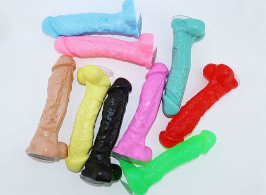 Крафтовое мыло-член с присоской Чистый Кайф Violet size XL купити в sex shop Sexy