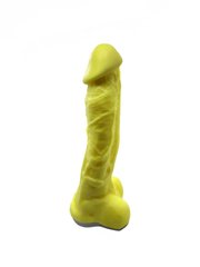 Крафтовое мыло-член с присоской Чистый Кайф Yellow size XL купить в sex shop Sexy