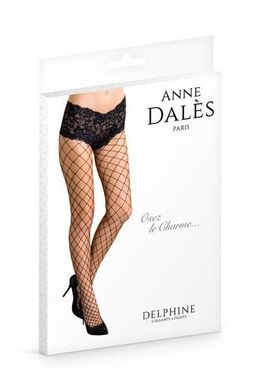Чулки Anne De Ales DELPHINE T2 Black купити в sex shop Sexy