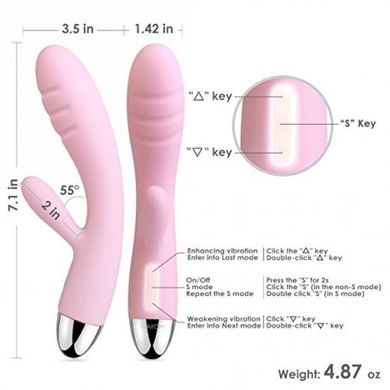 Інтелектуальний вібратор Barbara Svakom Pale Pink купити в sex shop Sexy