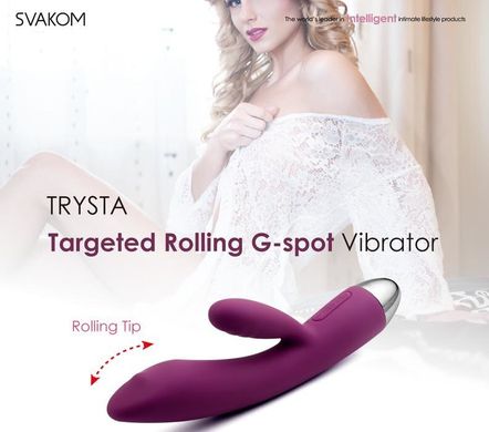 Вибратор для клитора и точки G Svakom Trysta Purple купить в sex shop Sexy
