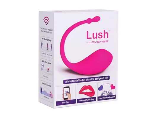 Виброяйцо для пар со смарт-приложением Lovense Lush Bullet Vibrator купить в sex shop Sexy