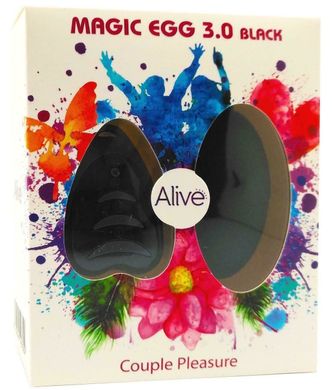 Виброяйцо Alive Magic Egg 3.0 Black купити в sex shop Sexy
