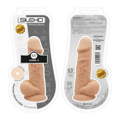 Двошаровий фалоімітатор Silexd Norman Premium Silicone Dildo Model 4 size 8.5 купити в sex shop Sexy