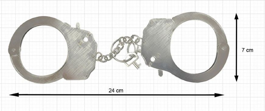Металеві наручники з пір'ям Adrien Lastic Handcuffs Чорний купити в sex shop Sexy