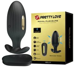 Анальная пробка Pretty Love ROYAL PLEASURE с вибрацией, электро стимуляцией и дистанционным управлением купить в sex shop Sexy
