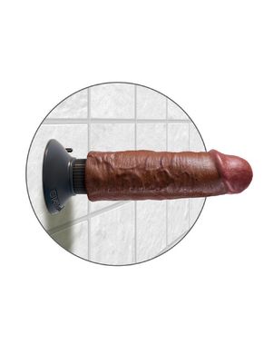 Реалистичный вибратор King Cock 6 Vibrating Cock Brown купить в sex shop Sexy