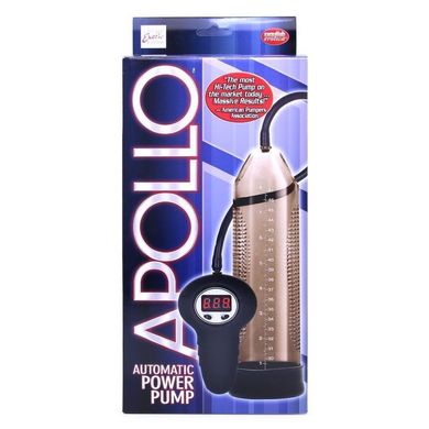 Автоматична вакуумна помпа Apollo Automatic Power Pump Smoke купити в sex shop Sexy