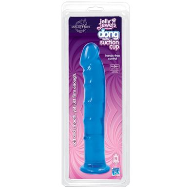 Фалоімітатор Jelly Jewels Dong with Suction Cup Blue купити в sex shop Sexy