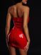 Платье лакированное красное “Соблазнительница Марго” XS/S, молния на всю длину сзади купить в секс шоп Sexy