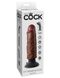 Реалістичний вібратор King Cock 6 Vibrating Cock Brown купити в секс шоп Sexy