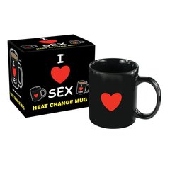 Кружка с приколом Mug (Heat Change) - I Love Sex купити в sex shop Sexy