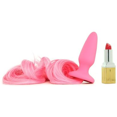 Анальная пробка с хвостиком Unicorn Tails Pastel Pink купить в sex shop Sexy
