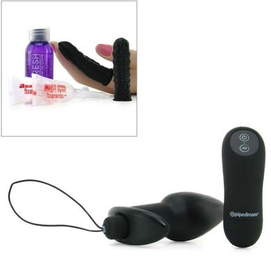 Анальная вибро-пробка с ДУ Anal Fantasy Collection Remote Control Silicone Plug купить в sex shop Sexy