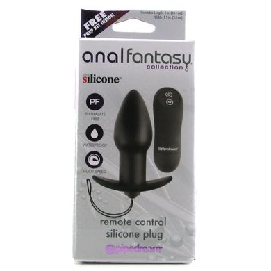 Анальная вибро-пробка с ДУ Anal Fantasy Collection Remote Control Silicone Plug купить в sex shop Sexy