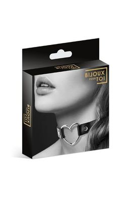 Чокер Bijoux Pour Toi Heart Black купити в sex shop Sexy