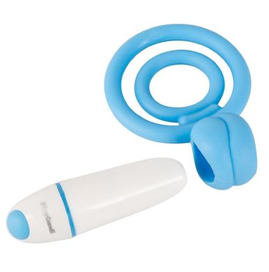 Вибро-кольцо для пениса и мошонки Lollipop Blue Penisring купить в sex shop Sexy