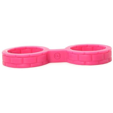 Силиконовые наручники The Cuffs Large Pink купить в sex shop Sexy