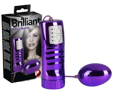 Виброяйцо Brilliant Vibro Bullet Purple купити в sex shop Sexy