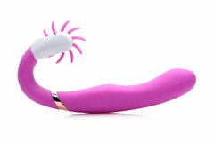 Кліторальних-вагінальний стимулятор Inmi G-Licker 12X Silicone Vibe with Clitoral Stimulation купити в sex shop Sexy