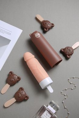 Вібратор KissToy Mr.Ted, реалістичний вібратор під виглядом морозива, діаметр 43мм купити в sex shop Sexy